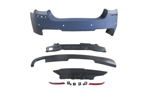Bmw 5 Serı- F10- 10/16; Arka Tampon Astarlı(sen.yuvalı/reflektörlü/karlıklı)(tek Egz.d.li)m-tech-lcı - A51128048594S1