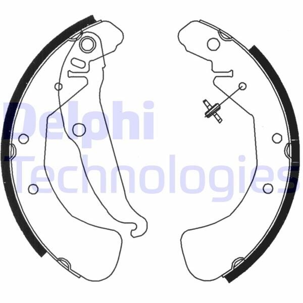 Arka Fren Papuç Balatası Astra G 98-05 Astra H 04 Combo C 01