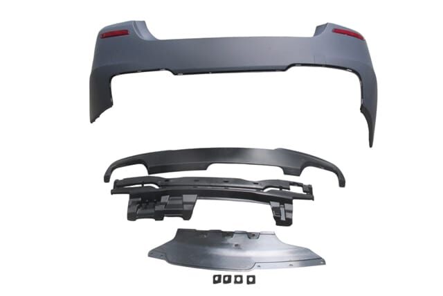 Bmw 5 Serı- F10- 10/16; Arka Tampon Astarlı (sen.yuvalı/reflektörlü/karlıklı/şok Emici) M550i/lcı - A51128048594S5