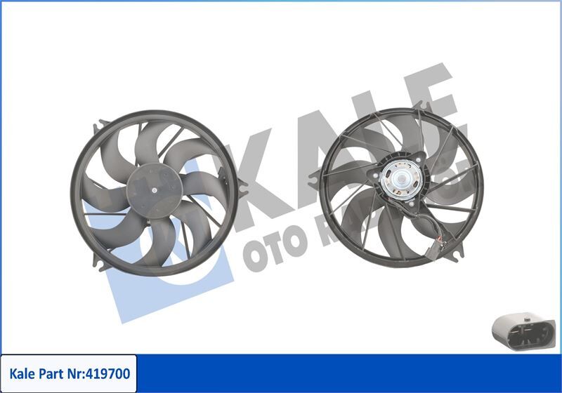 Fan Motoru Davlumbazlı P206 1.1-1.4-1.4-1.6-2.0 16V-1.6Hdı-2.0Hdı 98 250W-385Mm 160W-380Mm