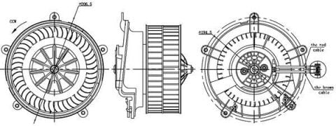 KALORIFER MOTORU BMW E65 E66 03 07 12V