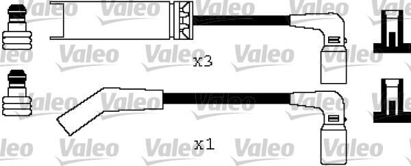 Buji Kablo Set Chevrolet Kalos 1.4 02 Lanos 1.4-1.5 97 Chevrolet Aveo 1.5-Kalos 1.5 05