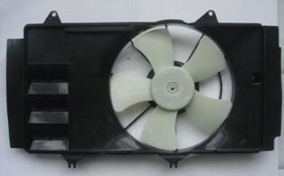 Toyota Yarıs- 00/02; Radyatör Fan Davlumbazı Komple 1.4cc D-4d (5kanat) (siyah) (tw) - 16711-0N011