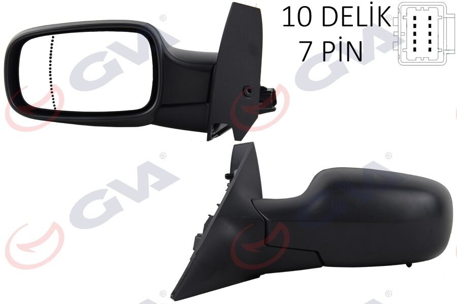 Dış Dikiz Aynası Sol Scenıc 03-08 Elektrikli Isıtmalı Asferik 5 Fiş Vm-139Ehpal