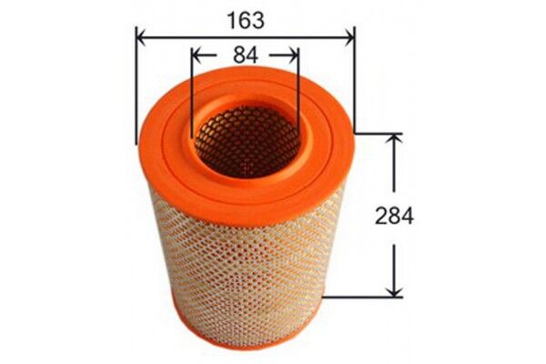 HAVA FİLTRESİ BOXER-JUMPER-DUCATO 94-02 1.9TDI-2.5TD-2.0i-2.8D-2.8HDI-2.8TDI-2.8JTD