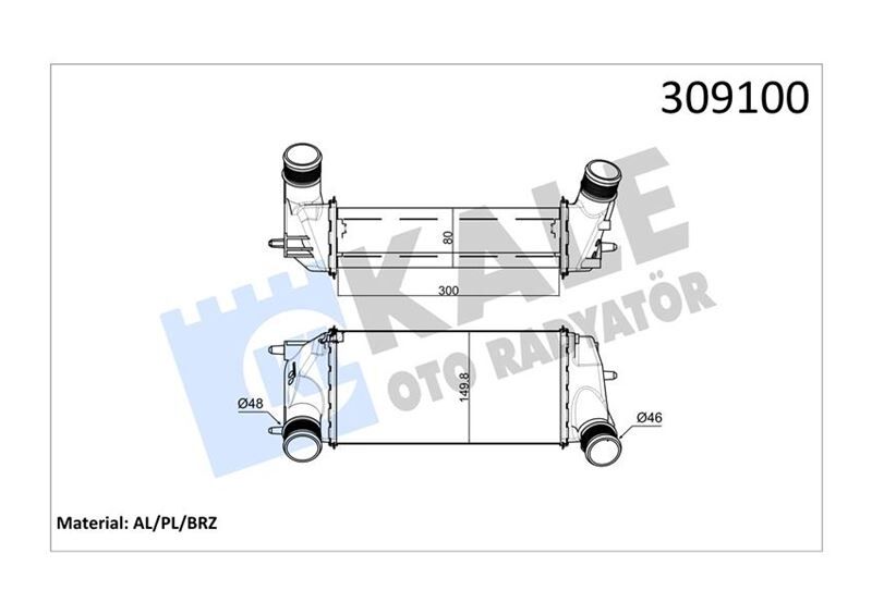 Turbo Intercooler Radyatoru Courıer 14 Fıesta 13 B Max 12 1.0 Ecoboost