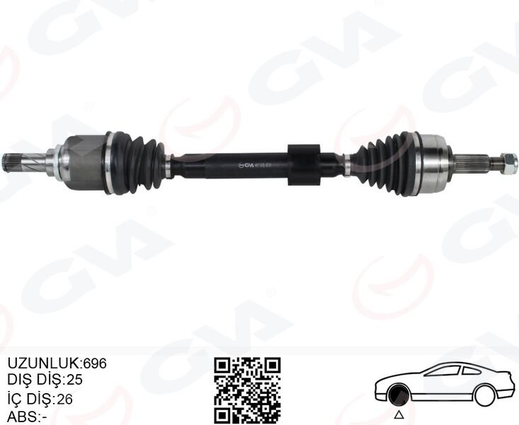 ÖN AKS SOL RENAULT MEGANE IV 1.3 Tce - 1.5 DCI EURO 6 M-T SNZ-TL4 16-