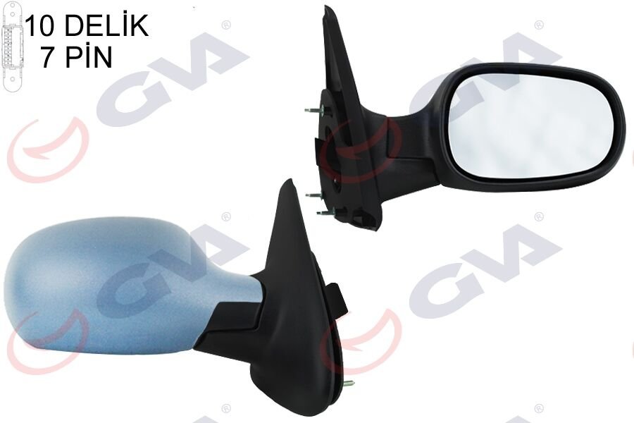 DIŞ DİKİZ AYNASI SAĞ MEGANE 99 ELEKTRİKLİ ISITMALI SENSÖRLÜ ASTARLI 7 FİŞ VM-129EHPSR