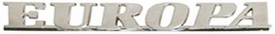 EUROPA ARKA YAZI MONOGRAMI R19