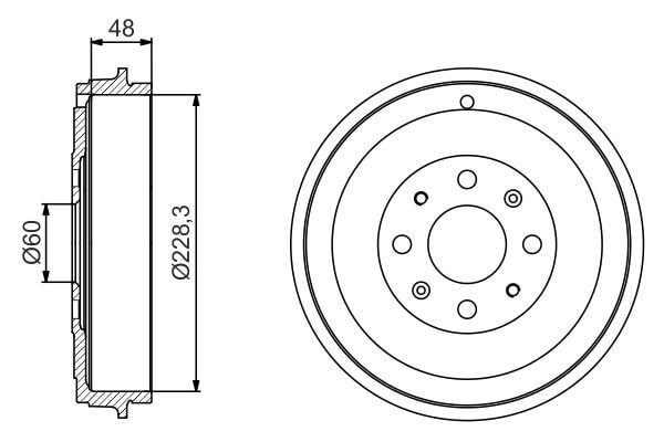ARKA KAMPANA CORSA D 07 CORSA E 14 ADAM 13 PUNTO-GRANDE PUNTO 05 274x228x61x48x4DL 14 İNÇ 51901444-51901443-55703043