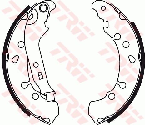 ARKA PABUÇ BALATA YARIS 1.3 VVTİ-1.33 VVTİ-1.4D-4D 06 11 203x38