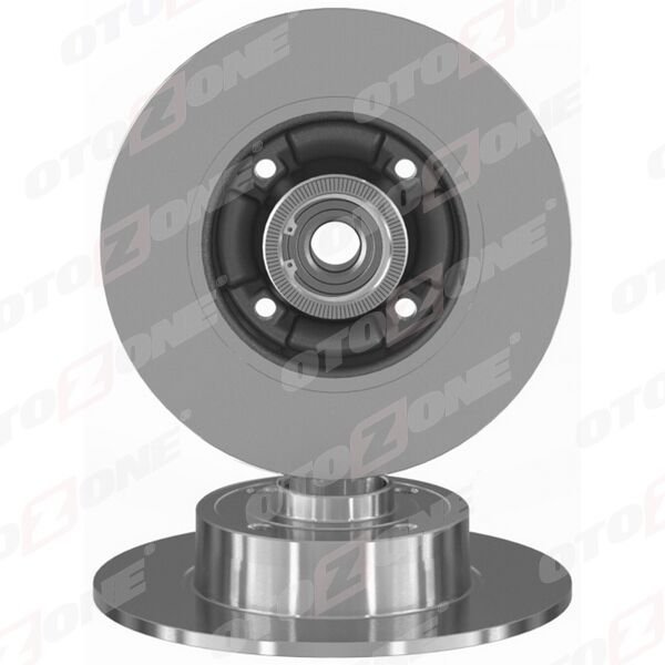 ARKA FREN AYNASI RENAULT MEGANE II 02 MODUS 04 CLIO III 05 240x82.5x4DELİK RULMANLI ABS SENSÖRLÜ