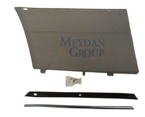 1406906940 - Mercedes S Sl Class- W140- 95/98; Ön Çamurluk Bandı Sol Astarlı (Nikelajı İle Birlikte)