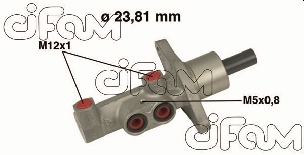 Fren Ana Merkez Focus Iı 04 11 C-Max 04 11 Volvo C30 06 12 C70 Iı 06 12 S40 Iı 06 12 V50 06 121.6D-2.0D-D5-T5 23.81Mm