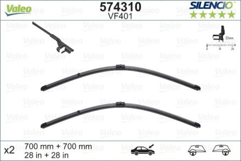X Silecek 70 70Cm Flatblade-Muz Tipi Touran-Sharan Galaxy 119383 3397118950 Vm401 Xtrm