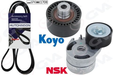 ALTERNATÖR GERGİ KİTİ KÜTÜKLÜ P206-XSARA 1.4HDİ-P407-BERLINGO-C5- 1.6 HDİ KLİMALI K026PK1708