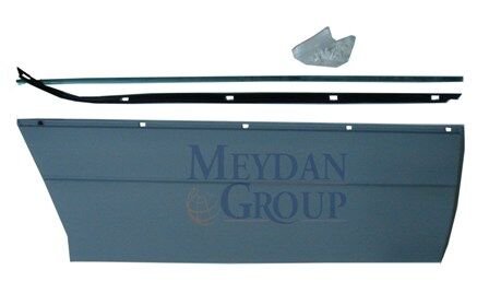 1406907540 - Mercedes S Sl Class- W140- 95/98; Arka Kapı Bandı Sol Astarlı (Nikelajı İle Birlikte)