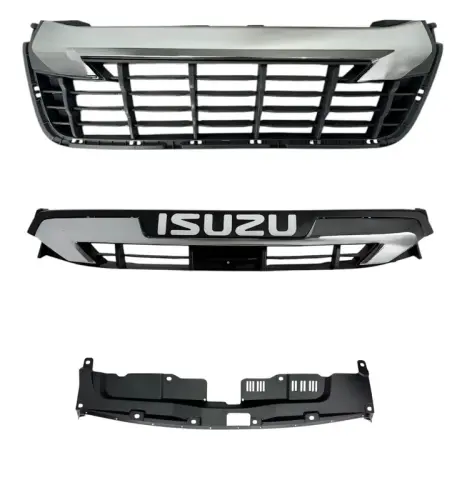 Isuzu Panjur D-max 20-22 Ön (Krom/Siyah)