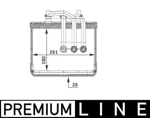 KALORIFER RADYATORU BMW E65 E66 PREMIUM LINE