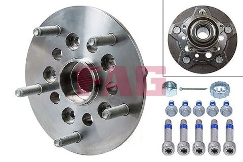 ÖN TEKER PORYASI RULMANLI FORD TRANSIT V362 CUSTOM 12- 5 BİJON ABS Lİ