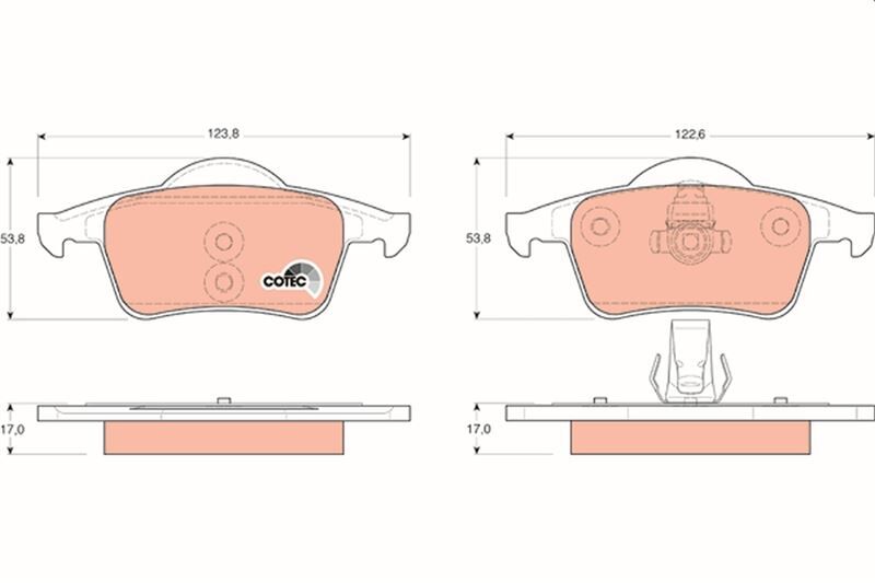 ARKA BALATA VOLVO S60 2000-2010 S80 1998-2006 V70 97-07 XC70 97-07 S70 97-00