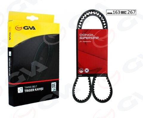 TRİGER KAYIŞI 163x267 AVENSIS 2.0 İ 97-03 -CAMRY 2.2 İ 91-01 -CARINA 2.0 İ 87-97 -RAV4 2.0 İ 9