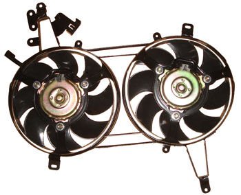 46550446 - Fıat Marea- 97/07; Radyatör Fan Davlumbazı 1,9 Jtd Çiftli Komple (Sac) (8+8 Kanat)