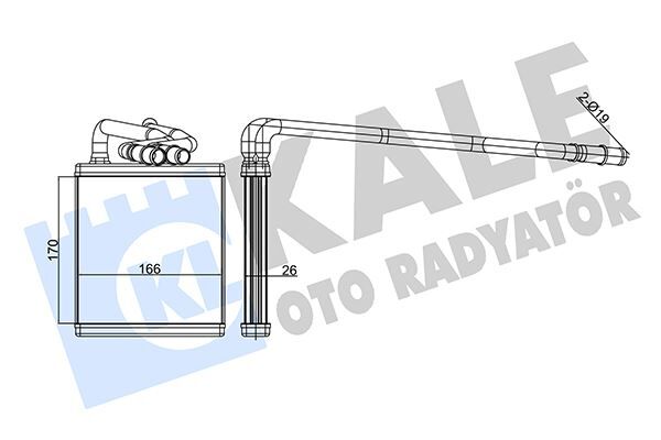 Kalorıfer Radyatoru Fıesta Cb1 08 12 Vı 08 Brazıng
