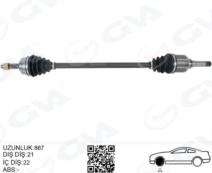 KOMPLE AKS SAG ON PSA 208 1.2 12-