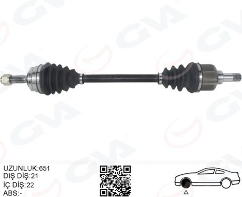KOMPLE AKS SOL ON PSA 208 1.2 12-