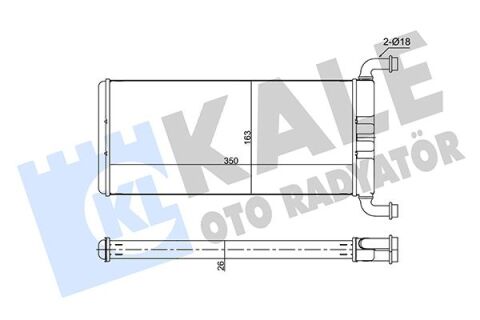 Kalorıfer Radyatoru Mercedes Sprınter B906 . Vw Crafter 30-35-50