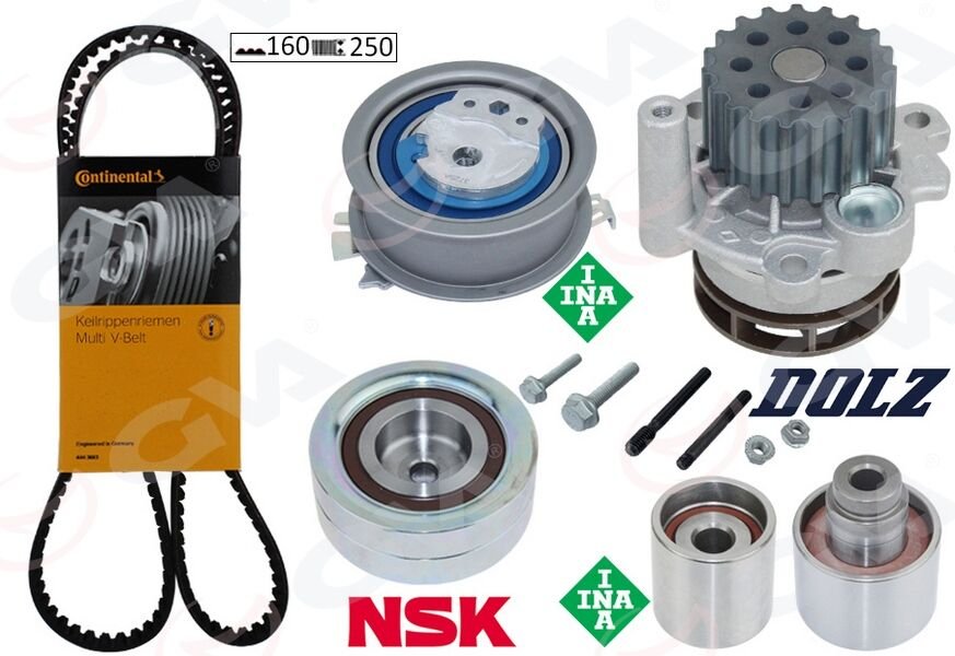 DEVİRDAİMLİ TRİGER SETİ 160x250 CRAFTER-T6-A3-JETTA-CADDY-POLO-PASSAT 1.6-2.0 TDI CAYB/C/D-CAAB/C-CKUB-CFFB-CFWA-CAGA