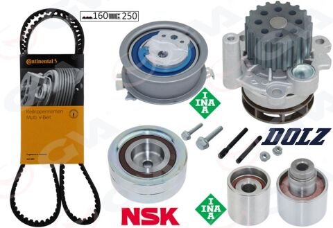 DEVİRDAİMLİ TRİGER SETİ 160x250 CRAFTER-T6-A3-JETTA-CADDY-POLO-PASSAT 1.6-2.0 TDI CAYB/C/D-CAAB/C-CKUB-CFFB-CFWA-CAGA
