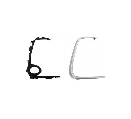 Toyota Corolla- E210- 19/24; Sis Lamba Kapağı Sağ Sis Delikli Gri İç Dış Set (2 Parça) - 52125-02390