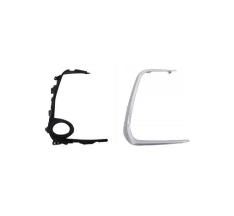 52125-02401 - Toyota Corolla- E210- 19/24; Sis Lamba Kapağı Sağ Sis Delikli Nikelajlı İç Dış Set (2 Parça)