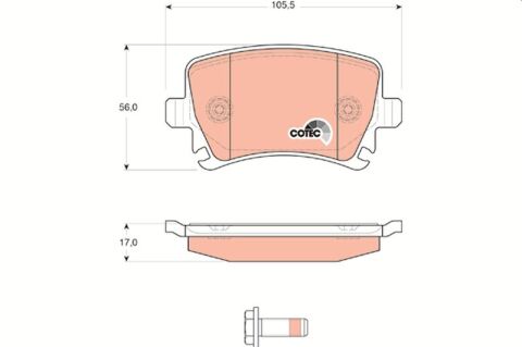 ARKA BALATA PASSAT-CC-CADDY-GOLF5-GOLF6-JETTA-A3-A6-LEON-OCTAVIA-SUPERB 04 GDB1622