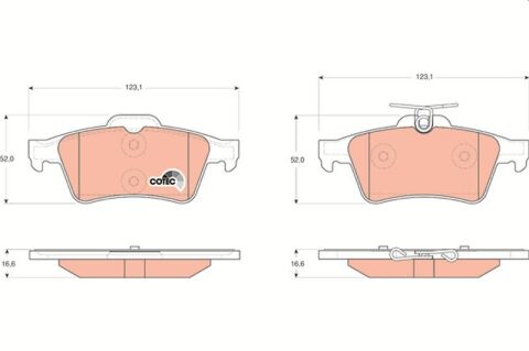 ARKA BALATA FOCUS II CMAX 03 CONNECT 02 LAGUNA III 07 OPEL VECTRA C 02 SIGNUM 03 CITROEN C5 08 PEUGEOT P508 10 18 1647875980-4254.A8