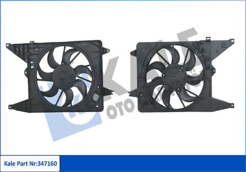 Fan Motoru Davlumbazlı Komple Dacıa Logan-Sandero 1.5 Dci Euro5