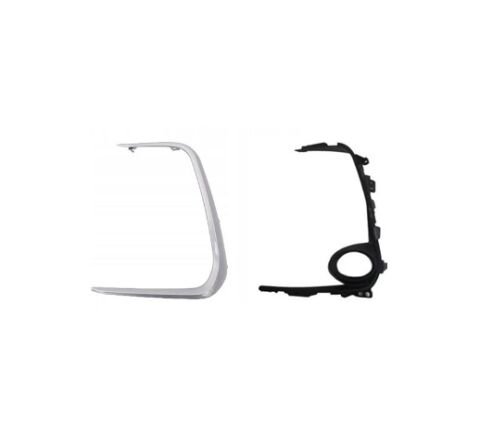 52126-02391 - Toyota Corolla- E210- 19/24; Sis Lamba Kapağı Sol Sis Delikli Nikelajlı İç Dış Set (2 Parça)