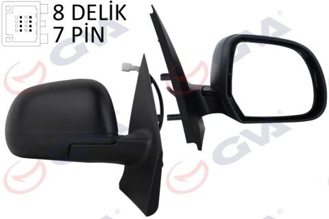 DIŞ DİKİZ AYNASI SAĞ DOKKER-LODGY 12 ELEKTRİKLİ ISITMALI KONVEKS 7 FİŞ VM-6803EHSR