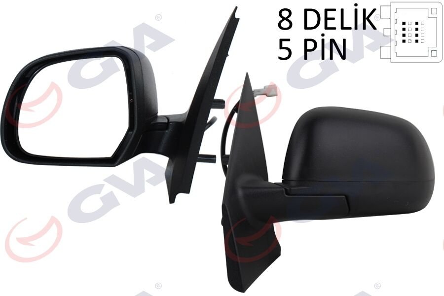 DIŞ DİKİZ AYNASI SOL DOKKER-LODGY 12 ELEKTRİKLİ ISITMALI KONVEKS 5 FİŞ VM-6803EHL