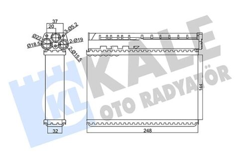 Kalorıfer Radyatoru Bmw E39 E36 Klımalı