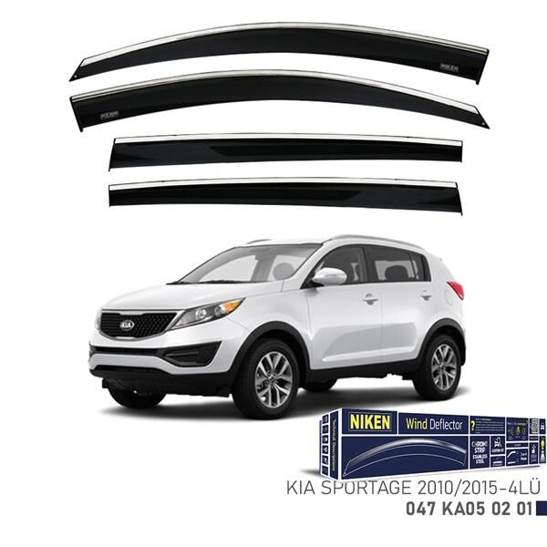 KROMLU CAM RÜZGARLIĞI KIA SPORTAGE 2010-2015 4LÜ