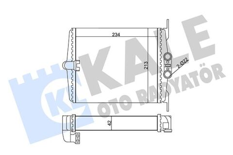 Kalorıfer Radyatoru Mercedes S-Class W140 Sası No: A133638