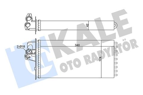 Kalorıfer Radyatoru Mercedes Vıto W638 96 03