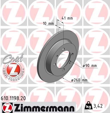 Arka Fren Aynası Volvo S40 V40 95-04 Carısma 95-06 Space Star 98-04 260X10X4Dl 986478898-Df2784