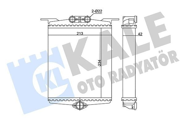 Kalorıfer Radyatoru Mercedes S-Class W140 91 98 Sası No: A133638