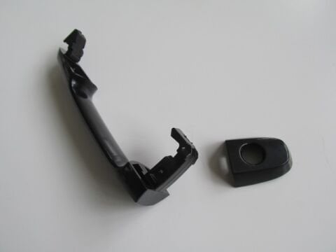 69211-12220 - Toyota Yarıs- 06/11; Ön Kapı Dış Açma Kolu Sol Siyah (Boyanır Tip) Şifre Delikli (Hushan)