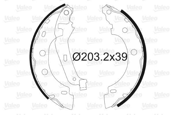 Arka Pabuç Balata Kng 1.2-1.4 Enj1.6.-1.9D 97 1.5Dci 01 Kubıstar 03-09 203X39