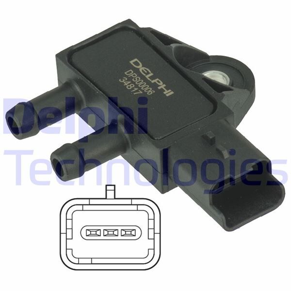 Fap Kaptörü Egsoz Basınç Sensörü Vıvaro C-Zafıra-P207-P208-P301-P307-P308-P508-P2008-Mını R55 R56 P3008-P5008-Boxer-Jumper-Partner-Berlıngo-C-Elysee-C2-C3-C4-C5-Jumpy-Ds4-Ds5 1.4-1.6-2.0-2.2 Hdı Dth